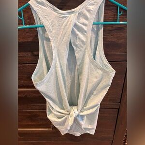 Lululemon Tie back Light Blue/green Sleeveless Top